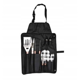 Grilio prijuostė su įrankiais, puikiai tinka kepimo sezonui, žaislas 61 cm