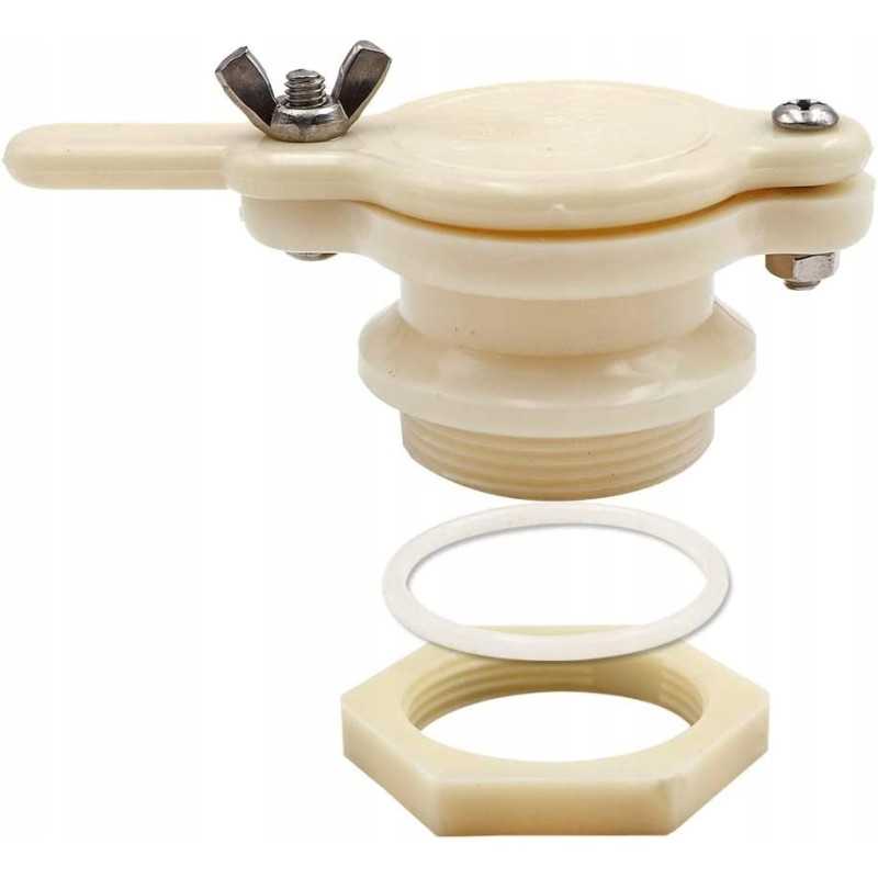 Atlenkiamas vožtuvas nusodinimo rezervuarams