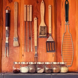 Nerūdijančio plieno grotelės relaxdays 58 5 x 2 5 cm