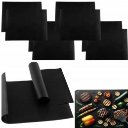 ⭐⭐10x tefloninis kilimėlis kepimui ant grotelių, daugkartinio naudojimo padėklas 40x33 cm⭐⭐