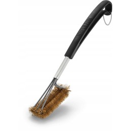 Napoleono trijų eilių grilio šepetys su žalvariniais šeriais