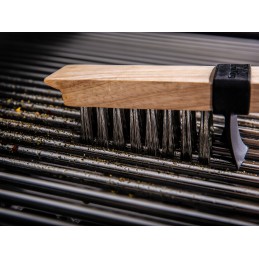 Tvirtas grotelių šepetys