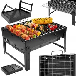 Turistinis grilis nešiojamas sulankstomas anglies grilis