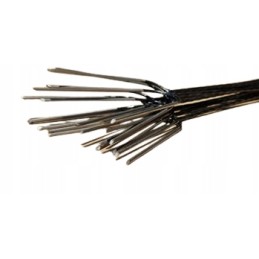 Tvirtos ugnies lazdos su 120 nerūdijančio plieno antgalių