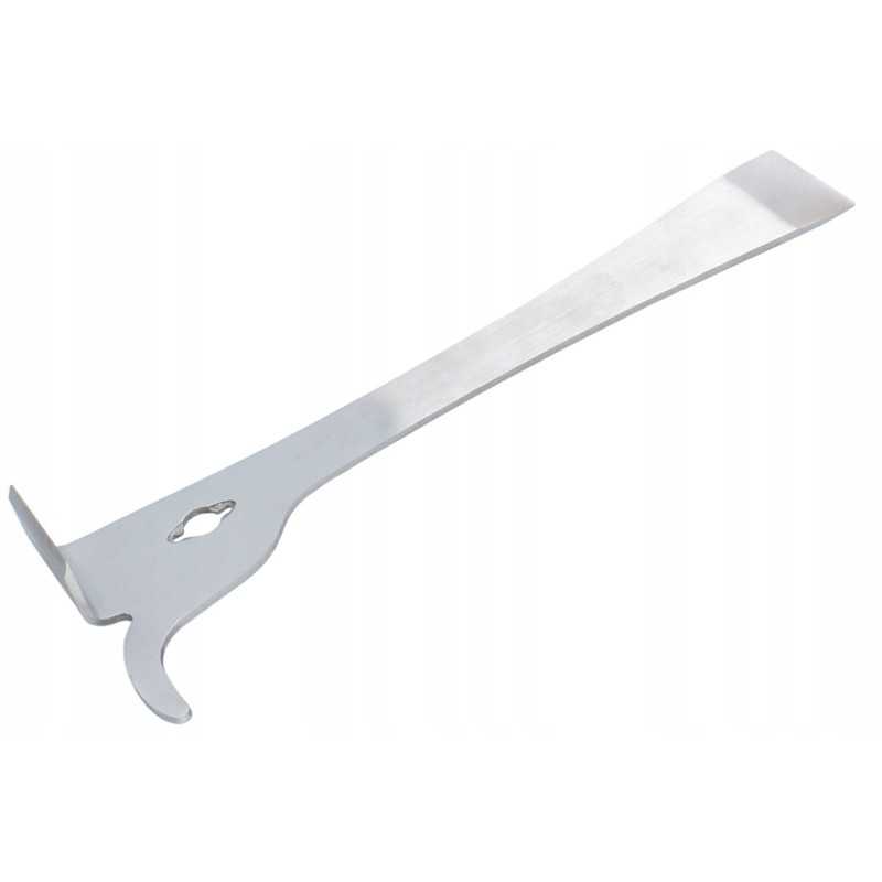 Nerūdijančio plieno bitininkystės kaltas 26cm su barstytuvu ir lygiu kabliu ©