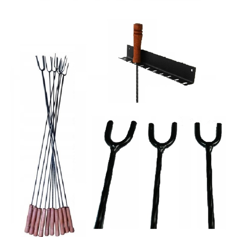 Lazdelės, laužo lazdos, 120, 10 vnt., atraminė kabykla