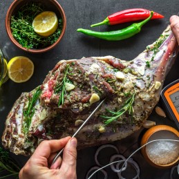 Skaitmeninis virtuvinis termometras mėsai, vynui, LCD zondas