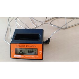 Skaitmeninis virtuvinis termometras mėsai, vynui, LCD zondas