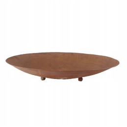 Židinio grilis sodo ugnies dubuo gertuvė corten 57 cm didelis corten