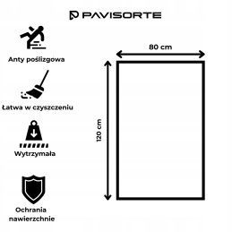 Apsauginis grilio kilimėlis 120x80cm didelis BBQ