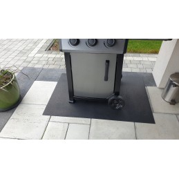 Apsauginis grilio kilimėlis 120x80cm didelis BBQ