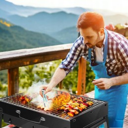 Turistinis grilis, sulankstomas, nešiojamas lagaminas su rankena, sodo kempingas