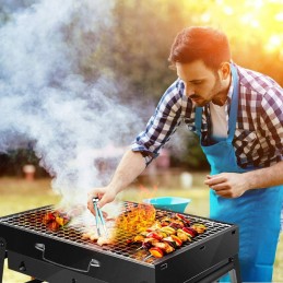 Turistinis grilis, sulankstomas, nešiojamas lagaminas su rankena, sodo kempingas