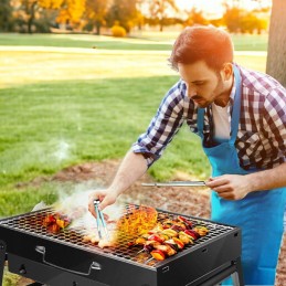 Turistinis grilis, sulankstomas, nešiojamas lagaminas su rankena, sodo kempingas
