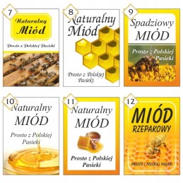 Medaus etiketės/lipdukai/įvairaus dizaino