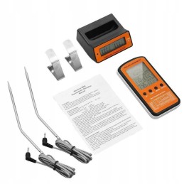 Skaitmeninis virtuvinis termometras mėsai, vynui, LCD zondas