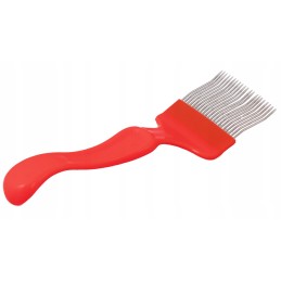 Šakės atsegimo įtaisas su profiliuota plastikine rankena