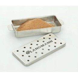 Rūkymo dėžė medžio drožlėms, Landmann nerūdijančio plieno rūkykla 13958
