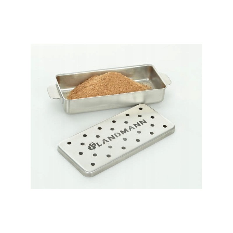 Rūkymo dėžė medžio drožlėms, Landmann nerūdijančio plieno rūkykla 13958