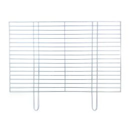 Grilio grotelės 80x50, chromuotos