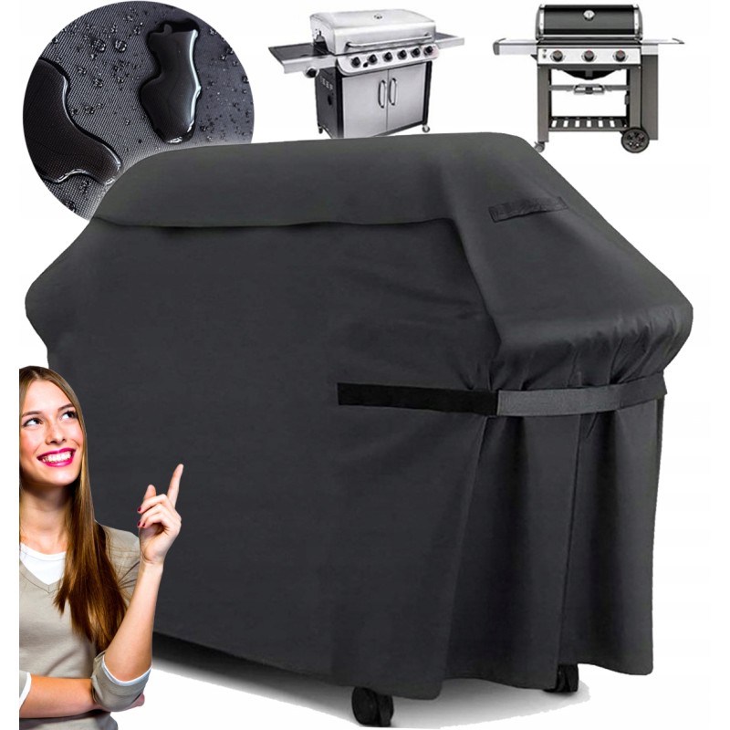 Vandeniui atsparus grilio dangtis 145 x 61 x 117 cm