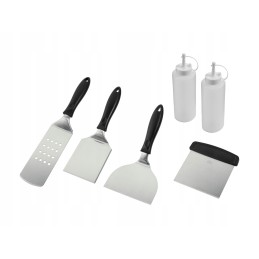 Nerūdijančio plieno kepimo mentelių rinkinys, 6 vnt