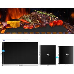 Tefloninis grilio kilimėlis grotelių apipjaustymui 300x40 cm, saugus