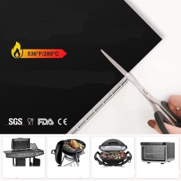 Tefloninis grilio kilimėlis grotelių apipjaustymui 300x40 cm, saugus