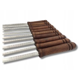 Rinkinyje 10 šampano taurių, 45 cm