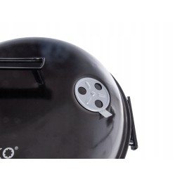 Apvalios anglies kepsninės su dangčiu ir dangteliu, 39 cm