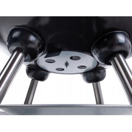 Apvalios anglies kepsninės su dangčiu ir dangteliu, 39 cm