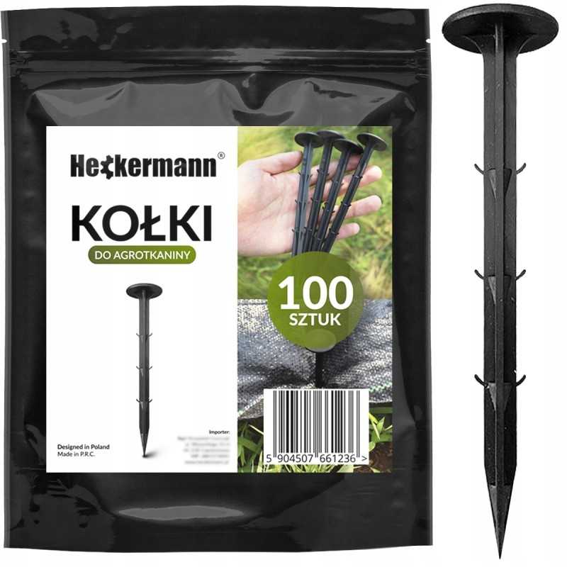 Smeigtukai/smeigtukai agrotekstilės inkarui 100 vnt, 15,5 cm