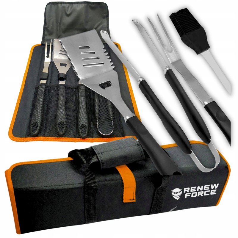 Plieninis kepsninės komplektas, priedai, kepsninės indai 4in1 + dangtelis