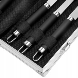 Gafal grilio priedai, 6 dalių lagaminas