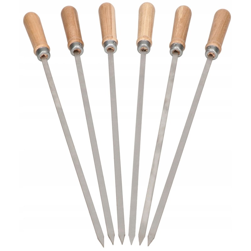 Smeigtukai mėsos iešmams kepti ant grotelių - 6 vnt