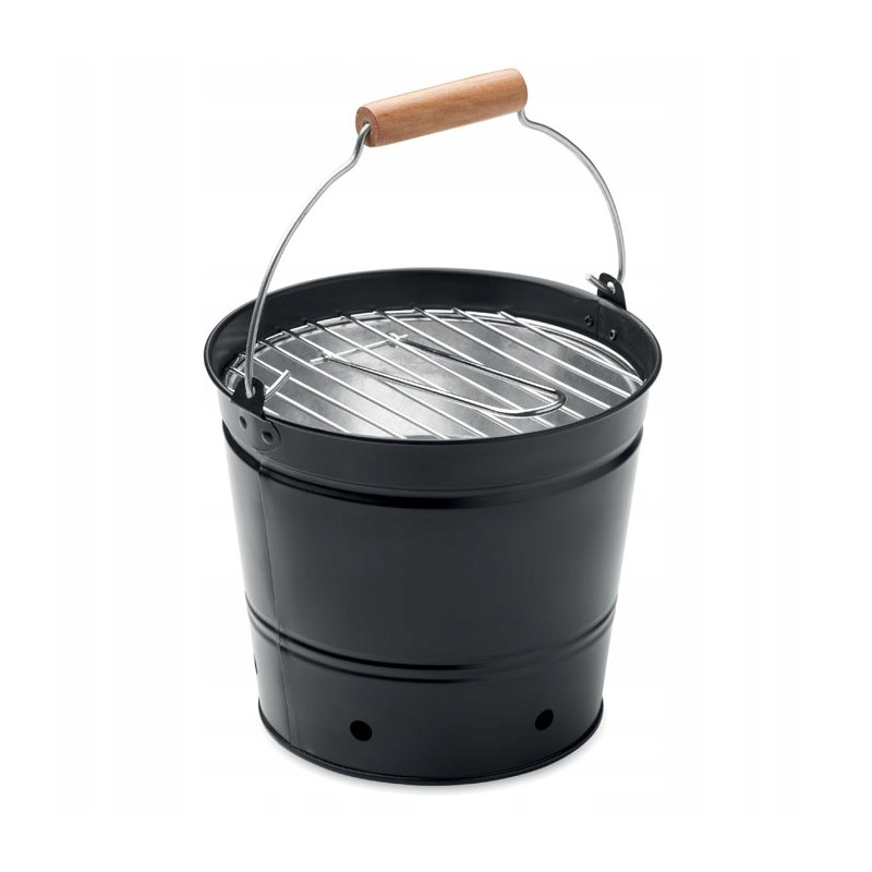 Nešiojamos ketaus kaušinės grotelės su grotelėmis