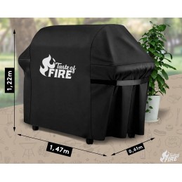 Universalus kepsninės dangtis 122cmx61cmx147cm brezento dangos dangos terasa