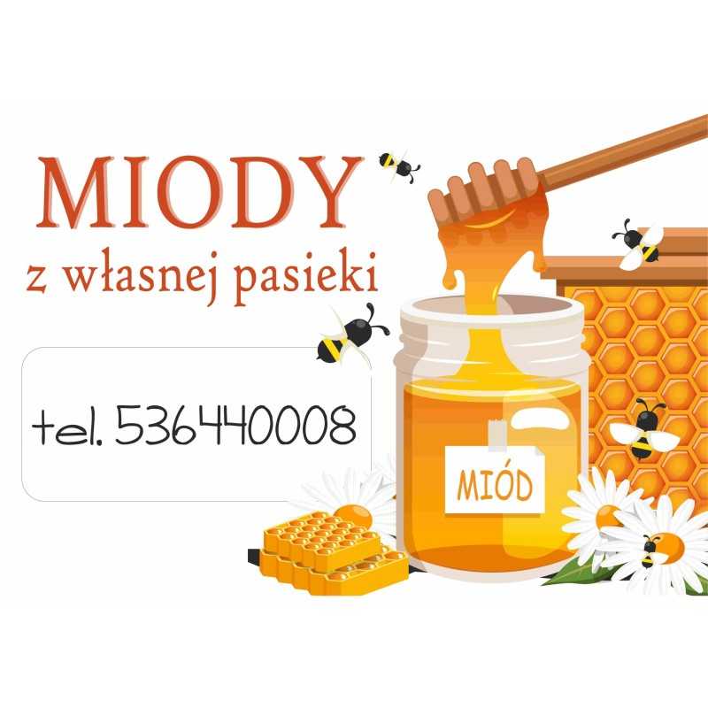 Siūlome reklaminę lentą su siurbtukais 'medus iš nuosavo bityno' - gražią mobilią lentą, kurią galite perkelti!!!