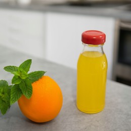 10x sulčių buteliukai 125 ml stikliniai sulčių buteliai su užsukamu dangteliu