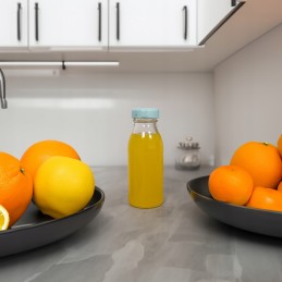 10x sulčių buteliukai 125 ml stikliniai sulčių buteliai su užsukamu dangteliu