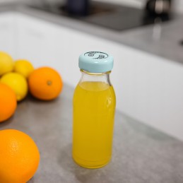 10x sulčių buteliukai 125 ml stikliniai sulčių buteliai su užsukamu dangteliu