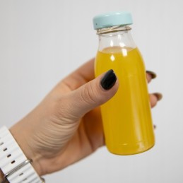 10x sulčių buteliukai 125 ml stikliniai sulčių buteliai su užsukamu dangteliu