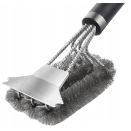 Nerūdijančio plieno grotelių valymo šepetys