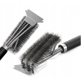 Nerūdijančio plieno grotelių valymo šepetys