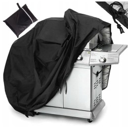 Didelis dujinis grilio dangtis atsparus vandeniui patvarus dangtis 145x61x117 cm