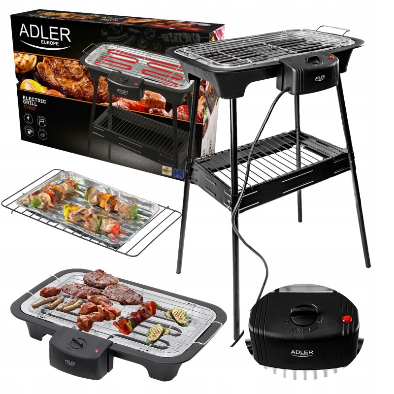 Laisvai pastatomos 2in1 elektrinės kepsninės AD 6602