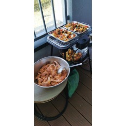 Laisvai pastatomos 2in1 elektrinės kepsninės AD 6602