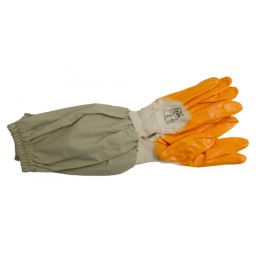 Guminės pirštinės su drobe