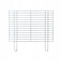 Grilio grotelės 60x40, pagamintos iš nerūdijančio, rūgštims atsparaus plieno, tankios, 4 mm vielos