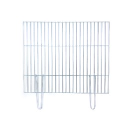 Chromuotos grilio konstrukcijos grotelės 70x60 - sulankstomos rankenos